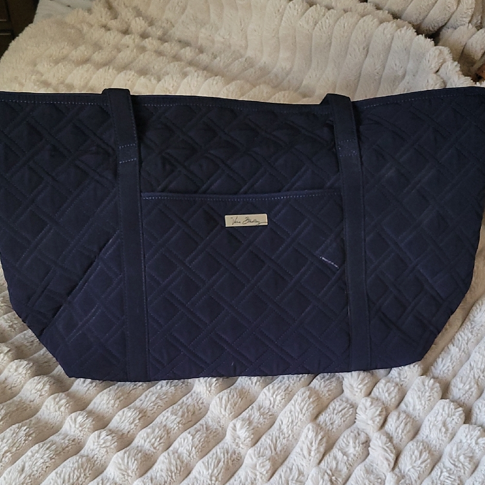 Vera Bradley Midnight Blue Quilted Tote